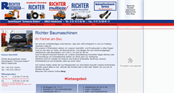 Desktop Screenshot of baumaschinen-richter.de